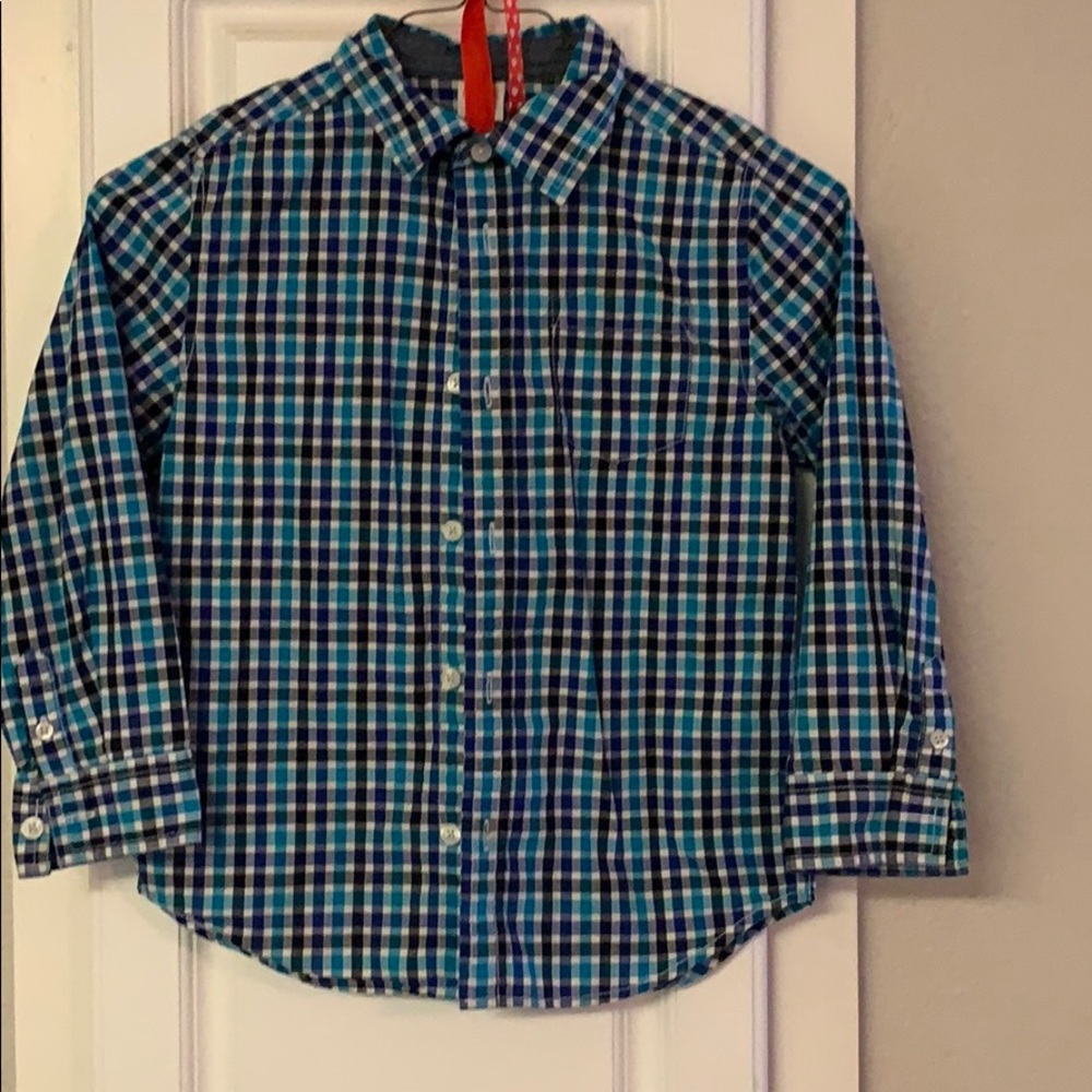 like new condition 5/6 boys Gymboree button up